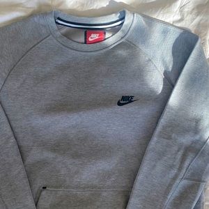 classic Nike gray crew sweater.